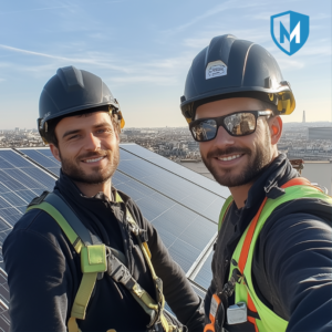 La formation à l'habilitation électrique BP BR Photovoltaïque est essentielle pour intervenir en toute sécurité sur les installations solaires, en conformité avec la norme NFC 18-510. Elle permet d'acquérir les compétences nécessaires pour réaliser des opérations de pose, de raccordement et de maintenance en évitant tout risque électrique. Cette habilitation est un atout professionnel majeur pour évoluer dans le secteur en pleine croissance des énergies renouvelables.